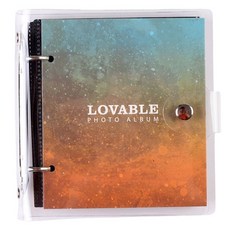 DaySoyi PVC 透明迷你照片相簿 10.2 x 7.6 cm, 50張, 漸層