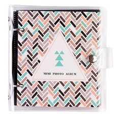 Deisoy PVC 透明迷你相簿 16.2 x 10.2 cm, 25張, 三角形