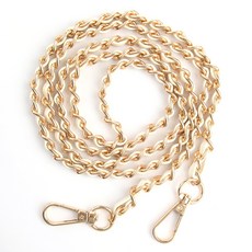 브랜드얀 가죽 체인 스트랩, 아이보리, 1개