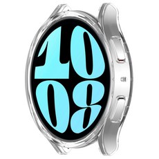 오션마리나 스마트 시계 보호 케이스 44mm, 투명화이트