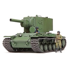TAMIYA 田宮 1:35 蘇聯重型戰車 混合色 KV-2 35375, 1個