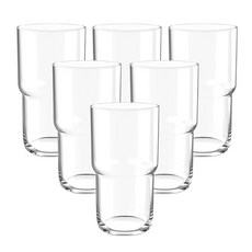 Ocean Glass Modula 可堆疊長飲杯 630ml, 6個, 單一顏色