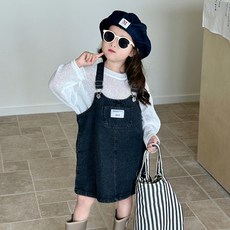 BabyMax 女童 Polle 吊帶牛仔裙 R11005