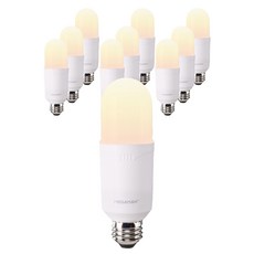 MEGAMAN BitsOn Wonha P 燈泡 1 級 LED 燈泡 白色 10W, 黃光色, 10個