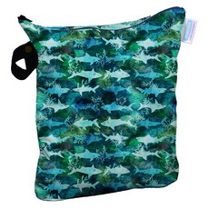 THIRSTIES 防水收納袋 100%聚酯纖維 美國生產, 大(40 x 35cm), Jaws2