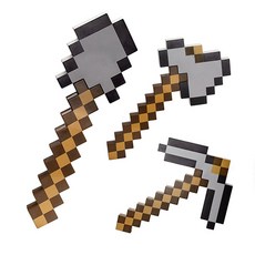 Beacon Minecraft 十字鎬 + 斧頭 + 鏟子 多功能工具公仔, 1個