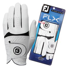 FootJoy 男士用 New Flex 高爾夫手套 左手用, 白色, 1個