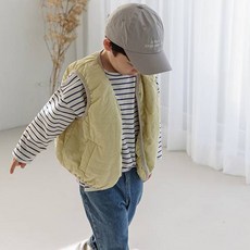 DE MARVI 兒童線條背心 DM113VT130