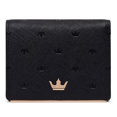 J.ESTINA 女款SOPHIE 2層短夾 JSTCSC0BS601BK010+購物袋