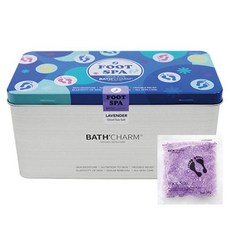 BATH'CHARM 足部SPA鐵盒 薰衣草 30g, 1個, 30入