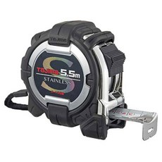 Tajima 田島 耗材 材質 零件 不鏽鋼 自動 G 握把捲尺 5.5m G3SL25-55BL, 1個