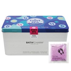 BATH'CHARM 足部SPA鐵盒 玫瑰, 1個, 30入