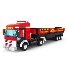 ATTO BLOCK 貨物運輸卡車 樂高相容積木 4970wg, 混色, 1個