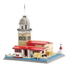 왕지 메이덴타워 호환블럭 5229wg, 혼합색상, 1개