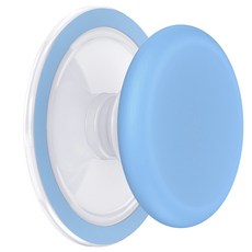 스페이스쉴드 맥세이프 호환 탈부착 플러피 스마트톡 그립 홀더, 스카이, 1개