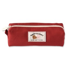 MONOLIKE Happy & Lucky 積木鉛筆盒, 1個, 02 紅色