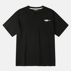 네파 남여공용 통기성 FLOAT 그래픽 헤비 면 세미 오버핏 반팔 티셔츠