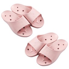 BABY PLANET 兒童用EVA簡約浴室拖鞋, 粉紅色, 2個