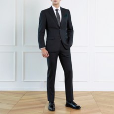 맨잇슈트 남성용 솔리드 슬림핏 울 정장 재킷