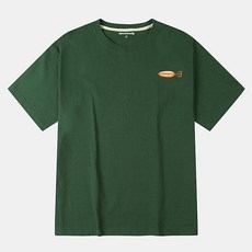 네파 남여공용 통기성 FLOAT 그래픽 헤비 면 세미 오버핏 반팔 티셔츠