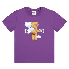 뉴욕꼬맹이 아동용 통기성 테디아일랜드 NY반팔 티셔츠 T128