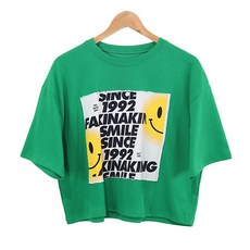 Lalaon 女性箱型短版T恤 TSP430