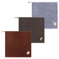 Songwol 松月 松月毛巾 咖啡館手巾 40 克 x 3 件套, 隨機出貨, 1組