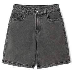 M.N.C 男士大尺碼隱藏式鬆緊帶彈性牛仔短褲 MDSP205WS