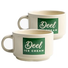 Tinny Blanc刻字農夫市集湯杯 350ml, 混色, 2個