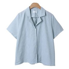 린다샵 여성용 웨하미 카라넥 세로 줄지 스트라이프 페미닌 남방 cpnb2899k42