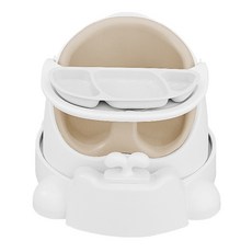 젤리맘 유아용 와이즈 체어 + 카트 + 흡착 식판 세트, 앰버베이지(의자), 화이트(식판)