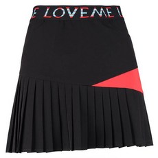 luxgolf 女款字母鬆緊帶褶皺褲裙 YD4S102W