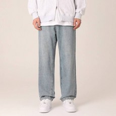 M.N.C 男士大尺碼抽繩寬版牛仔褲 MDIP502KD