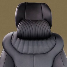 에제스 펠리세이드 전용 윙아웃 버킷 헤드레스트 차량용 목쿠션, 모노블랙, 1개