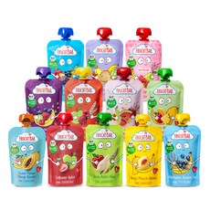 FRUCHTBAR 孩童水果泥 100g 12種組, 水果、果粒香精, 1組