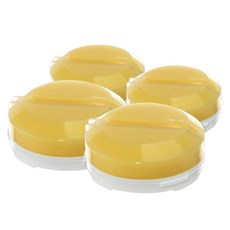 Dewbell Wise Ey維他命蓮蓬頭用替換濾芯, 4個, 檸檬柑橘香