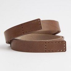 Knitwit 皮革方形肩背帶 75cm, 可可棕, 2個