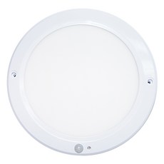 WOOREE 長壽燈 LED 邊緣超薄圓形感應燈 20W 200mm, 1個, 黃光色