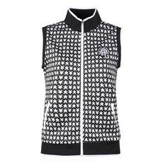 Luxgolf PG 高爾夫俱樂部女士全拉鍊星星圖案背心 JB4S520W