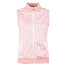 럭스골프 PG골프클럽 여성용 풀집업 스타 패턴 베스트 조끼 JB4S520W