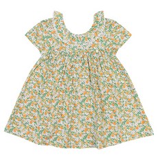 agabang 女童透氣蘭黛花朵連身裙 01Q324058