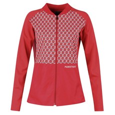 luxgolf 女款 Jet 圖案拉格蘭袖夾克 JB4S814W