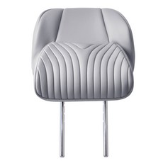 ezes Kia EV9專用 Wing-out 桶型頭枕 車用頸枕, 迷霧灰, 1個