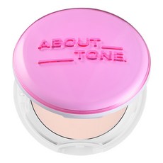 ABOUT TONE. 神奇濾鏡輕薄柔焦粉餅，細緻粉質 乾爽細滑膚質，蜜桃珠光 柔和光澤，通過韓國皮膚刺激測試, One Color, 1個