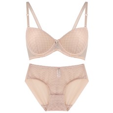 볼리쉬 매쉬 레이스 브라 팬티 세트 1040S