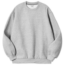 노멀스탠 남녀공용 오버핏 무지 맨투맨