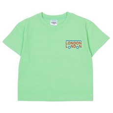 레인보우키즈 아동용 통기성 런던버스 반팔티