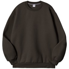 노멀스탠 남녀공용 오버핏 무지 맨투맨