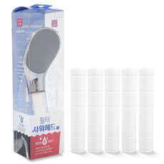 Jb JEIL BATH 過濾蓮蓬頭 + 補充濾芯 5入組, 鉻(蓮蓬頭), 1個