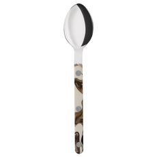 SABRE PARIS Bistrot復古酒館鈕扣系列沙拉湯匙 亮面款, 沙丘黑, 1個